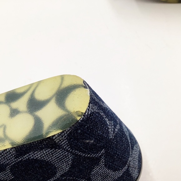 {COACH}Nella Navy Patent Wedge - Picture 13 of 15